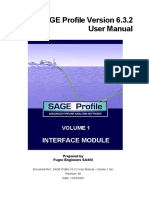 SAGE Profile V6.3.2 User Manual - Volume 1