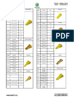 Komatsu Series Bucket Teeth