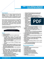 STM-1, 63 E1 (Optical / Electrical) Add-Drop SDH Multiplexer