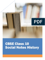 CBSE Class 10 Social Science History Notes