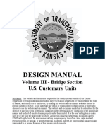 DOT of Kansas (KDOT) - Bridge Design Manual (2014) PDF