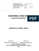 Material Take Off Calculation