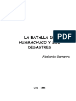 La Batalla de Huamachuco y Sus Desastres - Abelardo Gamarra