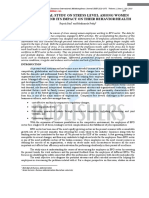 An Empirical Study On Stress Level Among Women Employees and Its Impact On Their Behavior - Health