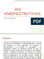 Rotinas Administrativas Protocolo