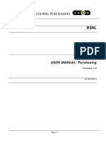 Sap MM Purchasing User Manual