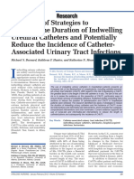 A Review of Strategies To Decrease The Duration of Indwelling Urethral Catheters and Potentially Reduce The Incidence of Catheter-Associated Urinary Tract Infections - ProQuest