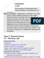 Topic 3.2 - Modeling A Gas