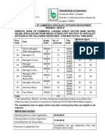 Oriental Bank of Commerce Recruitment 2016