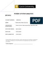 Power System Analysis Lab1-LEYBOLD EQUIPMENT INSPECTION & TRANSIENT MEASUREMENT