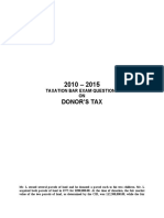 Bar QA Taxation 2010-2015