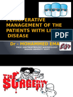 Perioperative Management of The Patients With Liver Disease