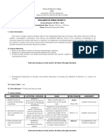 Syllabus Field Study