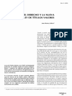 El Medioevo Del Derecho y La Nueva Ley de Títulos Valores - Juan Monroy Gálvez