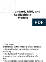 K-Epsilon Turbulent Model