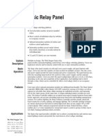 Legacy Basic Relay Panel Cut Sheet