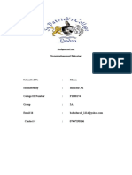 Bahadur Ali OAB Final Assignment Second Feedback