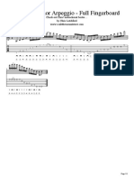 Melodic Minor Arpeggio - Chris Letchford