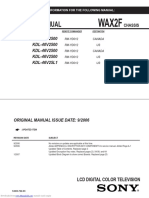 Bravia kdl40v2500 PDF