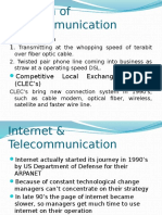 Function of Telecommunication: Visualization