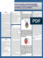 Childhood Obesity Poster Presentation