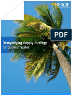 Demystifying Supply Strategy For Coconut Water: JULY - 2012