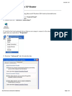 Configuring Windows XP Router