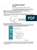 Prism 6 - Linear Standard Curve