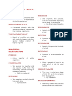 Introduction To Medical Parasitology