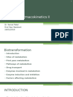 Clinical Pharmacokinetics (Biotransformation)