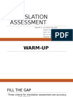 13E16 - Unit 7 - Translation Assessment