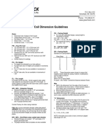 Coil Dimension Guidelines