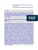 2014 Doctrina y Ejemplo Obligación Hacer Escritura Pública (Paraguay)