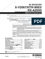 Yamaha RX-V2067, HTR-9063, RX-A2000 PDF