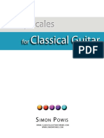 Daily Scales For The Classical Guitar by Simon Powis