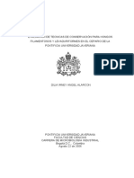 Metodos de Conservacion para Hongos PDF