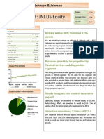 Johnson & Johnson Equity Research Report