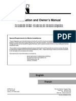 Installation and Owner's Manual: English