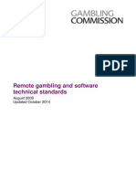 Remote Gambling and Software Technical Standards