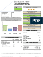 Met Standard: Texas Education Agency 2015 Accountability Summary