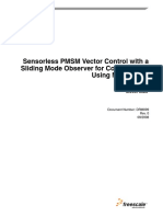 Sensorless PMSM Vector Control With A SM Observer USING MC56F8013