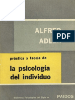 ADLER - Práctica y Teoría de La Psicología Del Individuo