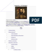 Filosofía Del Espacio y El Tiempo