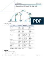 4.2.4.5 Packet Tracer - Connecting A Wired and Wireless LAN Instructions