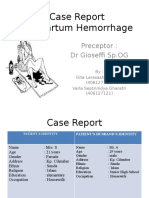 Post Partum Hemorrhage