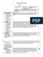 Formal Lesson Plan Template: Measurable, and Realistic