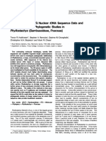 A Comparison of ITS Nuclear RDNA Sequence Data and AFLP Markers For Phylogenetic Studies in Phyllostachys (Bambusoideae, Poaceae)