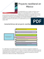 Actividad 3 Proyecto Neoliberal en México