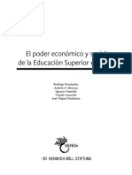 CEFECH, El Poder Económico y Social de La Educación Superior en Chile