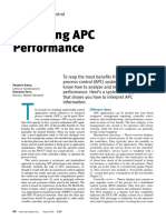 Analyzing APC Performance - Chemical Engineering Progress - Aug 2002